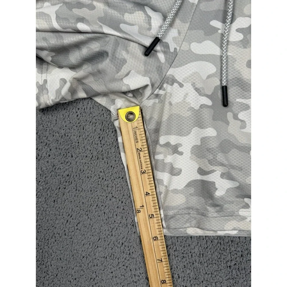 BYLT Shorts Mens Gray Camo Lined Gym Training Wicking Stretch Gym Performance - Picture 5 of 6